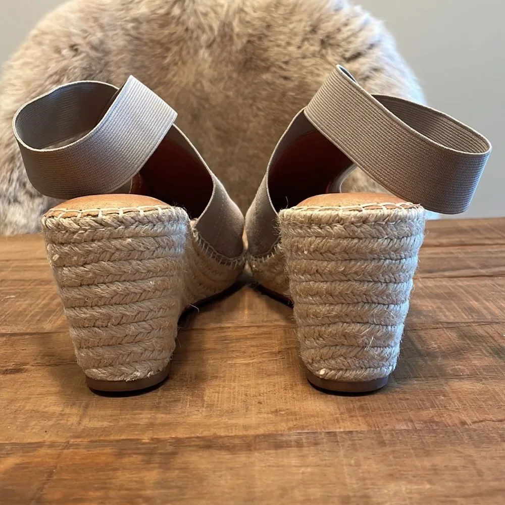 Gentle Souls by Kenneth Cole Colleen Espadrille Wedge Sandals Size 10